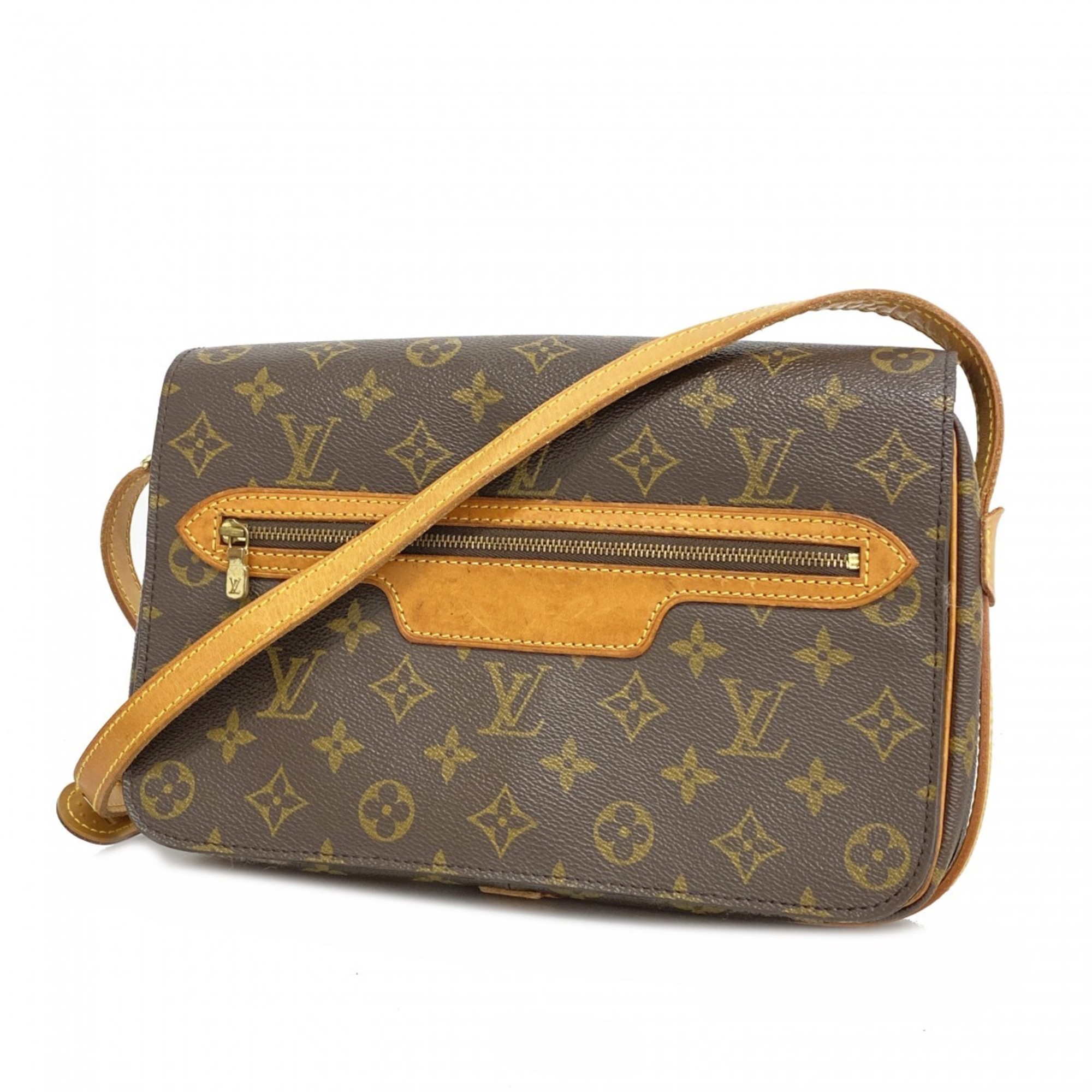 Louis Vuitton Shoulder Bag Monogram Saint Germain 28 M51207 Brown Women's