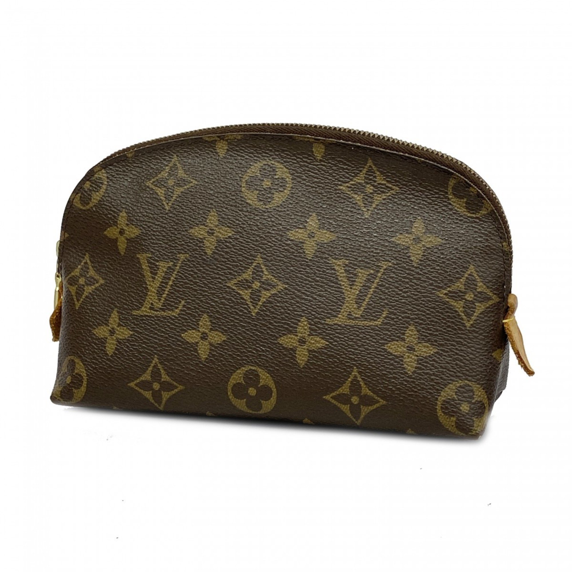 Louis Vuitton Pouch Monogram Pochette Tick M47515 Brown Ladies