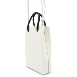 Balenciaga Shoulder Bag Phone Holder Leather 593826 BALENCIAGA White