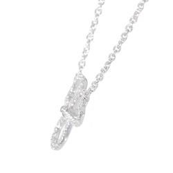 Tiffany Necklace Paper Flower Diamond Pt950 Platinum & Co. Pendant