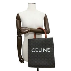 Celine Tote Bag Vertical Cabas Small Leather CELINE 2way Shoulder Brown