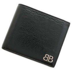 Balenciaga Bi-fold Wallet BB Leather 779971 BALENCIAGA Black