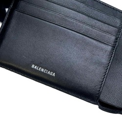 Balenciaga Bi-fold Wallet BB Leather 779971 BALENCIAGA Black