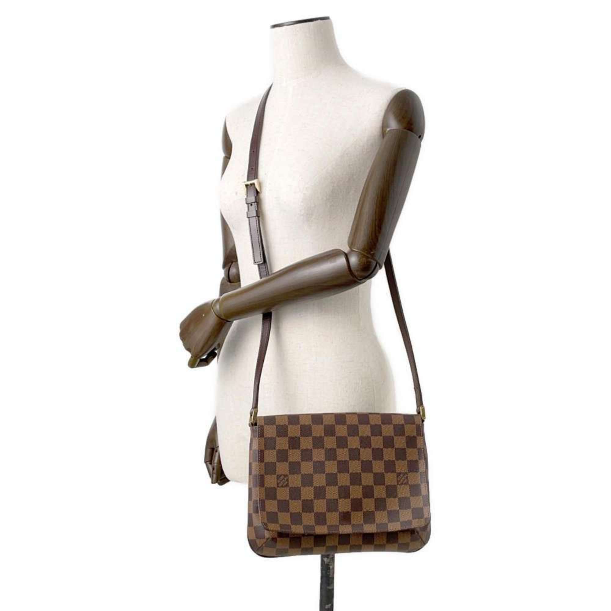 Louis Vuitton Shoulder Bag Damier Ebene Musette Tango Long N51301 LOUIS VUITTON