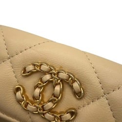 Chanel Tri-fold Wallet Quilted Coco Mark Lambskin AP1789 CHANEL Folding Compact