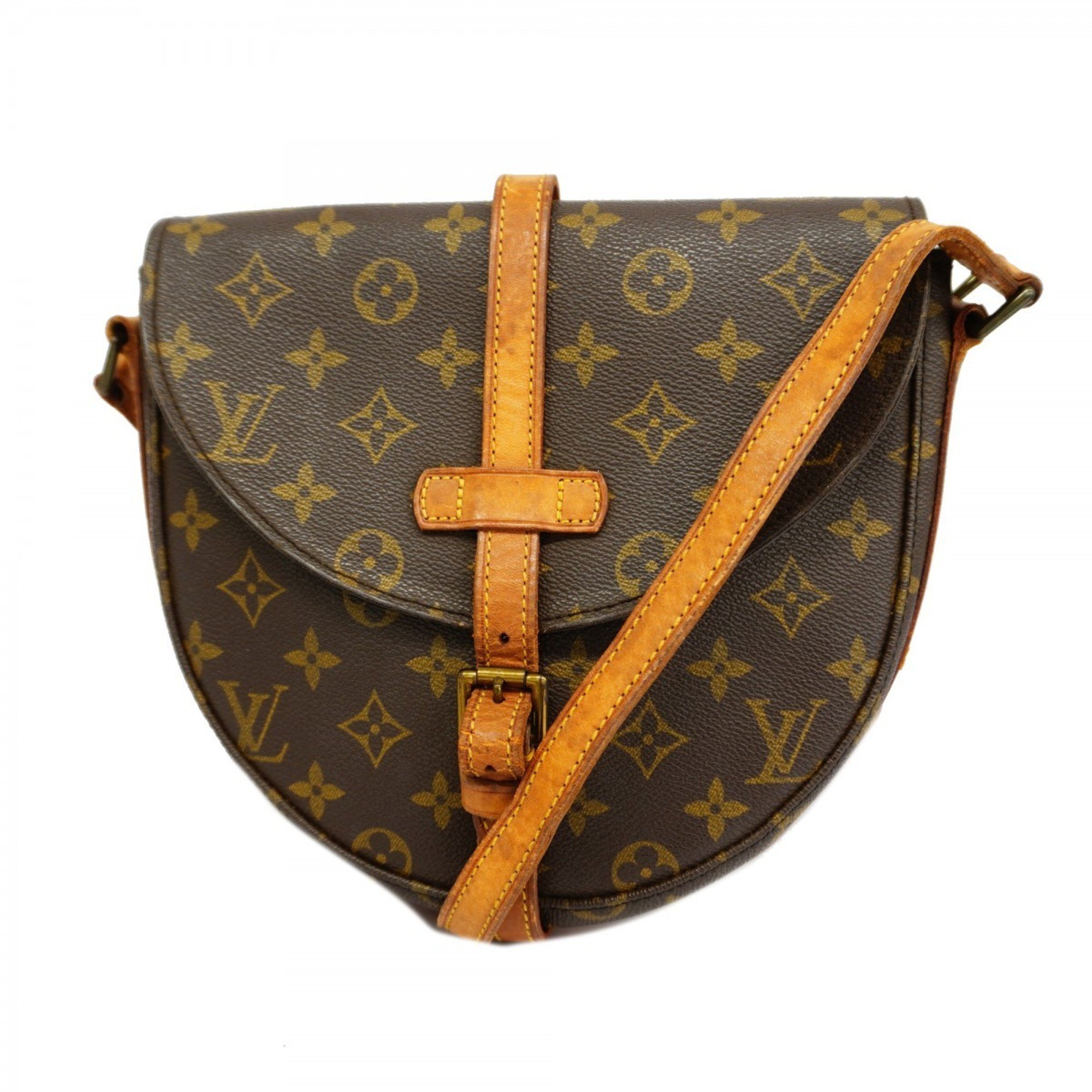 Louis Vuitton Shoulder Bag Monogram Shanti MM M51233 Brown Ladies