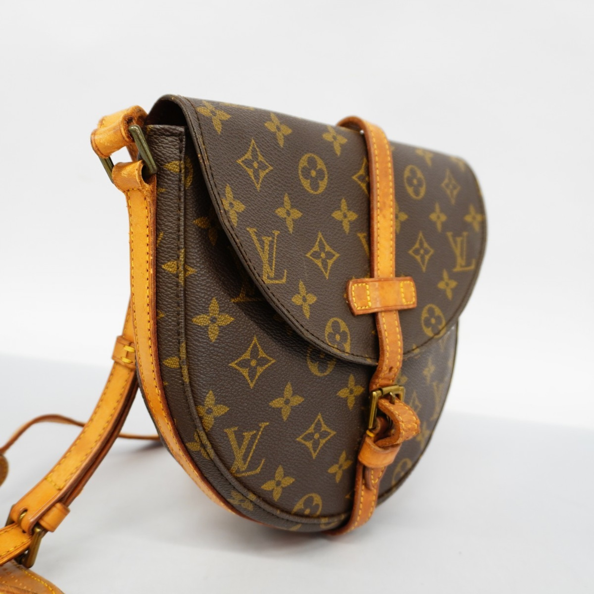 Louis Vuitton Shoulder Bag Monogram Shanti MM M51233 Brown Ladies