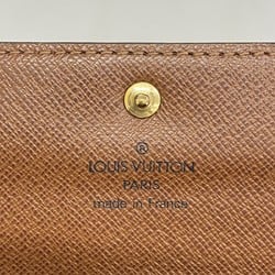 Louis Vuitton Long Wallet Monogram Porto Monnaie Credit M61726 Brown Ladies