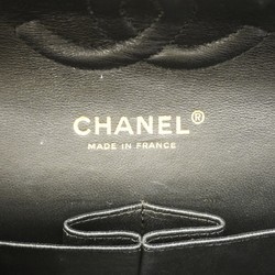 Chanel Shoulder Bag Matelasse Caviar Skin Black Women's