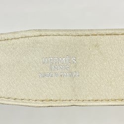 Hermes Belt Constance Cushvel Navy White A Stamp Ladies