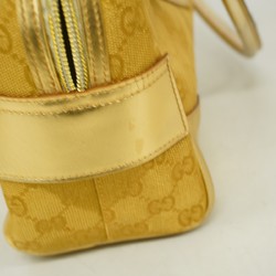 Gucci Handbag GG Canvas 002 1115 Gold Women's