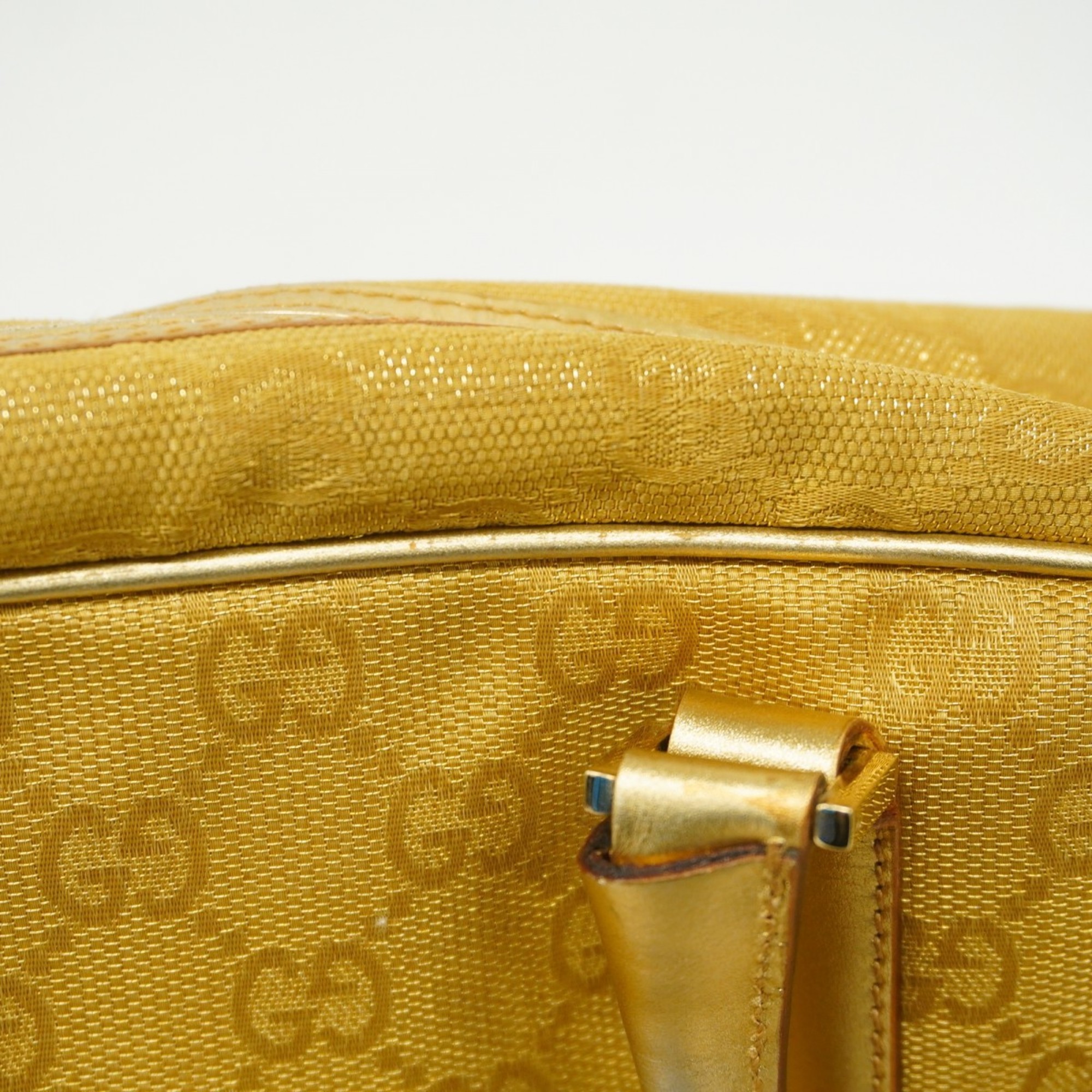 Gucci Handbag GG Canvas 002 1115 Gold Women's