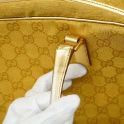 Gucci Handbag GG Canvas 002 1115 Gold Women's