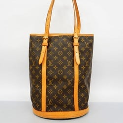 Louis Vuitton Tote Bag Monogram Bucket GM M42236 Brown Women's