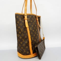 Louis Vuitton Tote Bag Monogram Bucket GM M42236 Brown Women's