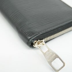 Louis Vuitton Long Wallet Epi Zippy Vertical M60965 Noir Men's