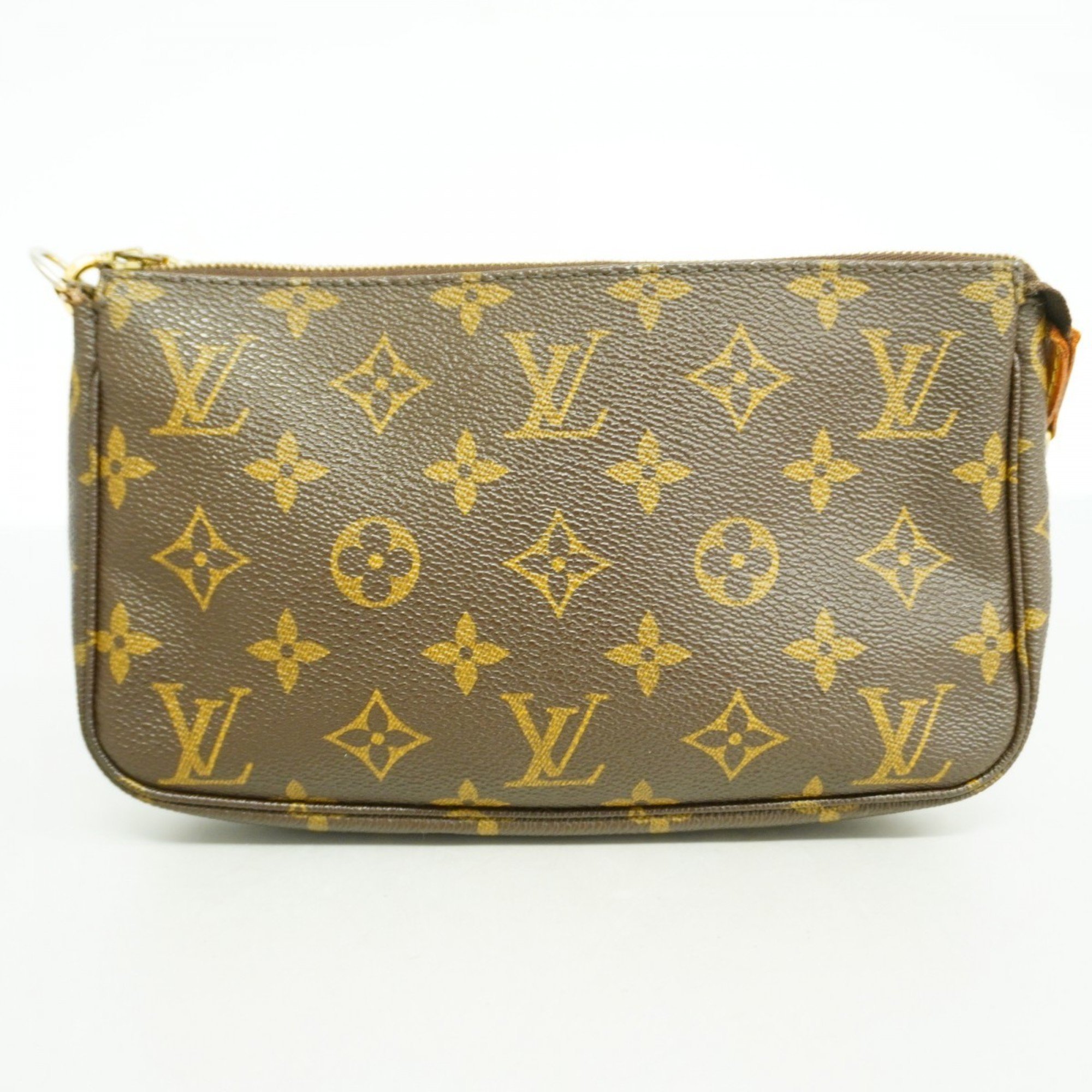 Louis Vuitton Shoulder Bag Monogram Pochette Accessoires M51980 Brown Women's