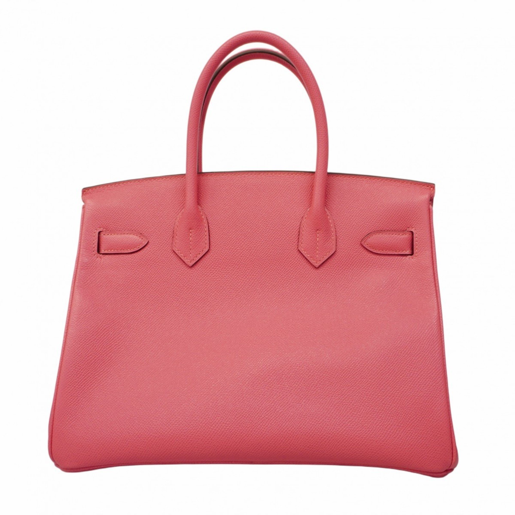 Hermes handbag Birkin 30 Verso special order Veau Epsom Rose Extreme Azalee A stamped ladies