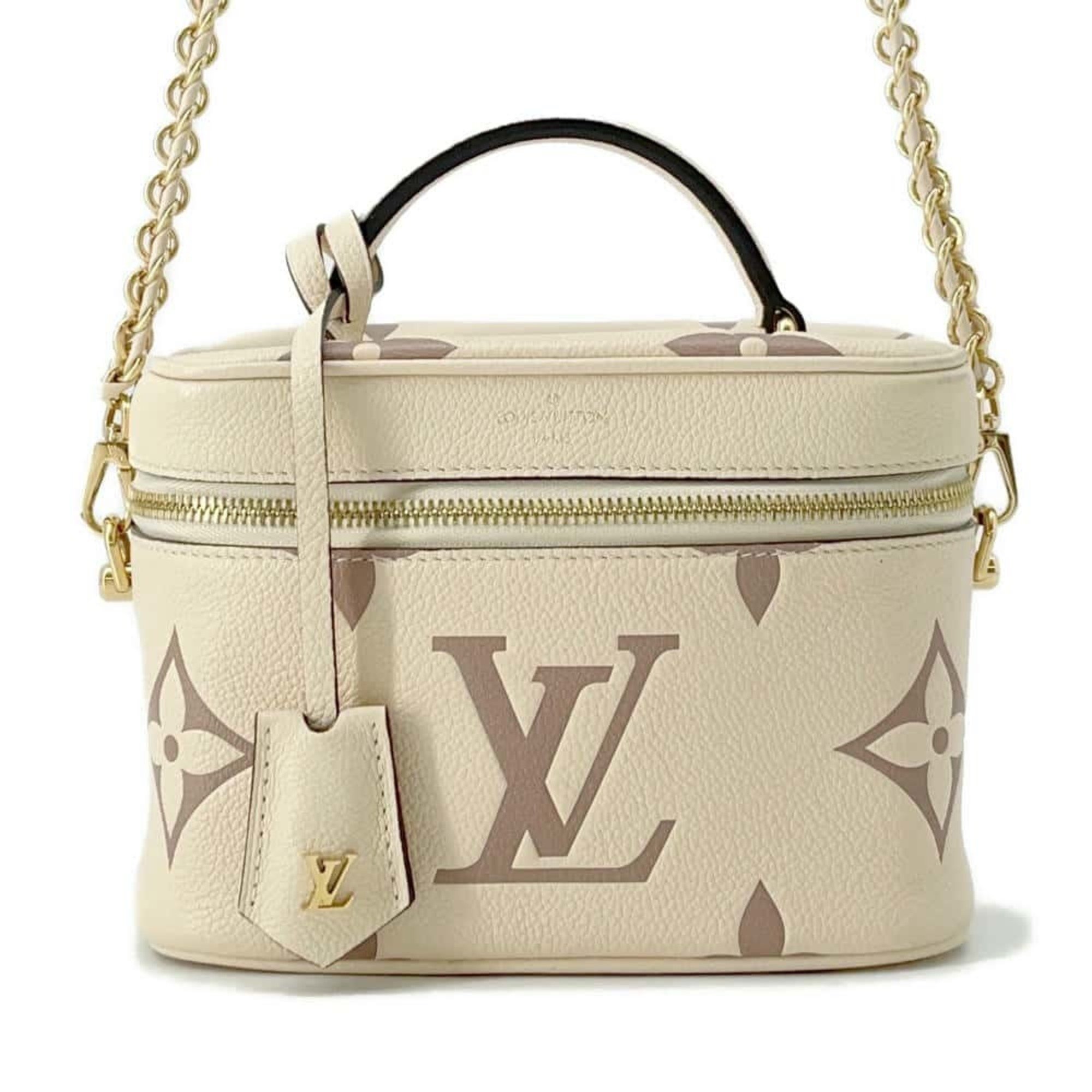 Louis Vuitton Shoulder Bag Monogram Empreinte Vanity PM M45599 LOUIS VUITTON 2way Crème Bois de Rose