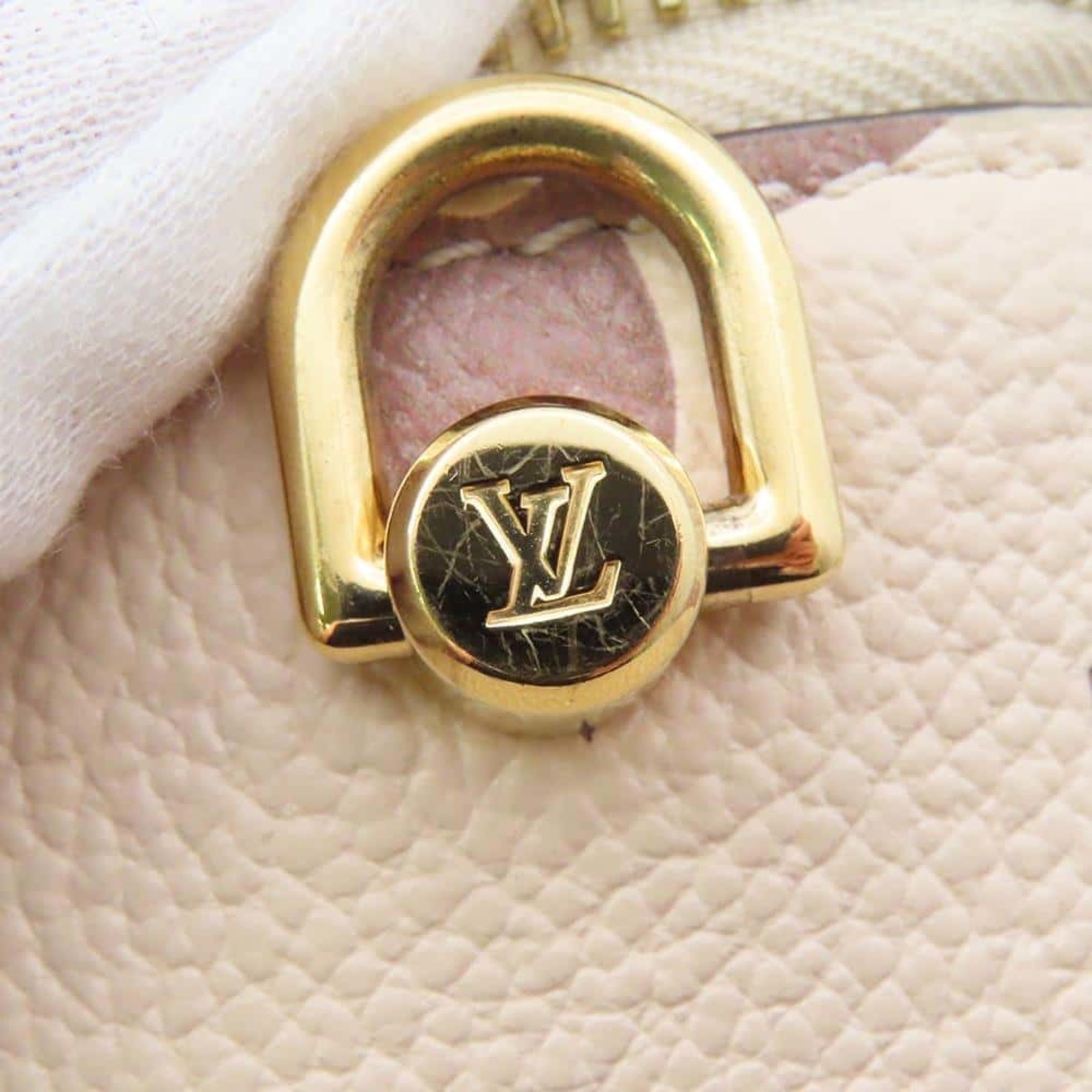 Louis Vuitton Shoulder Bag Monogram Empreinte Vanity PM M45599 LOUIS VUITTON 2way Crème Bois de Rose