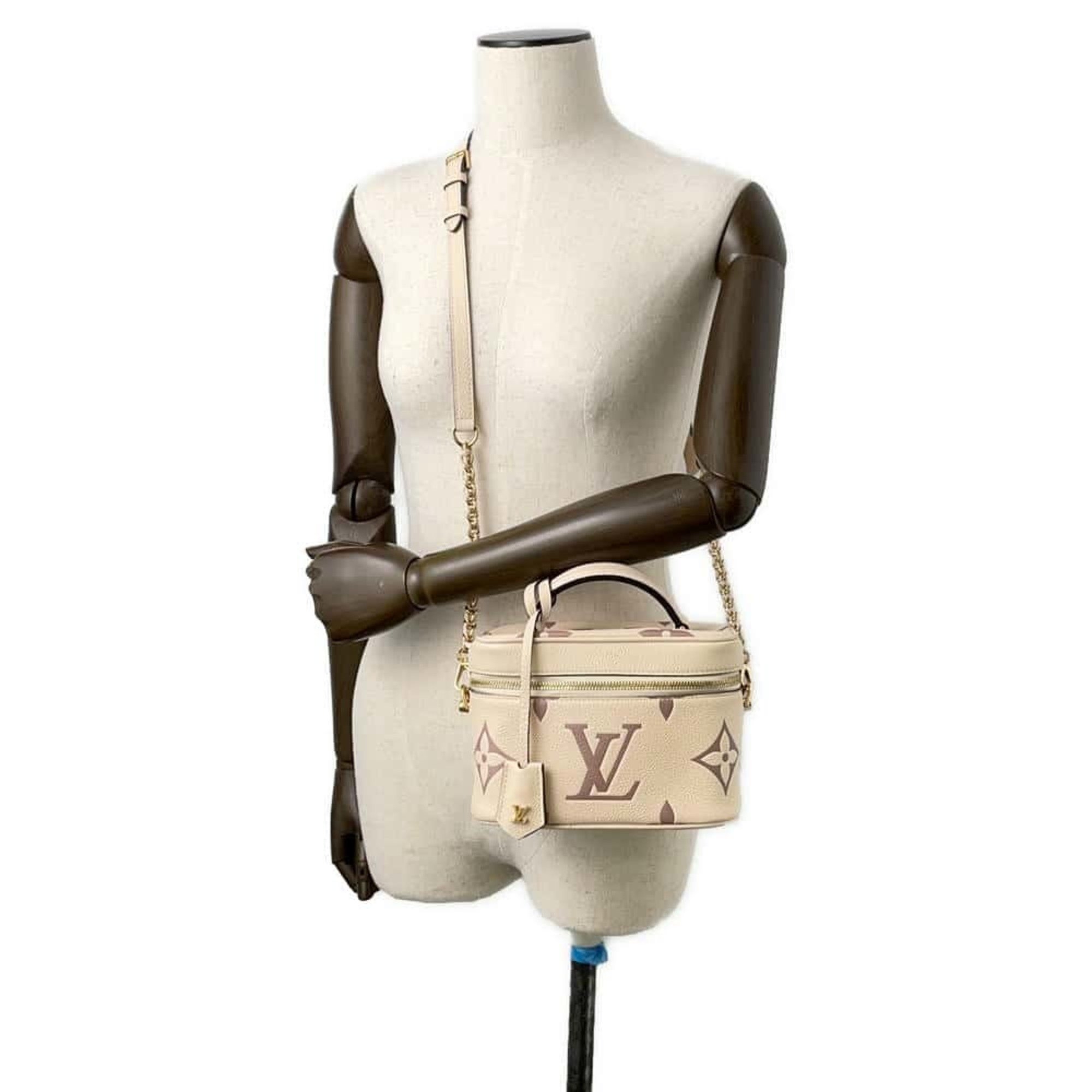 Louis Vuitton Shoulder Bag Monogram Empreinte Vanity PM M45599 LOUIS VUITTON 2way Crème Bois de Rose