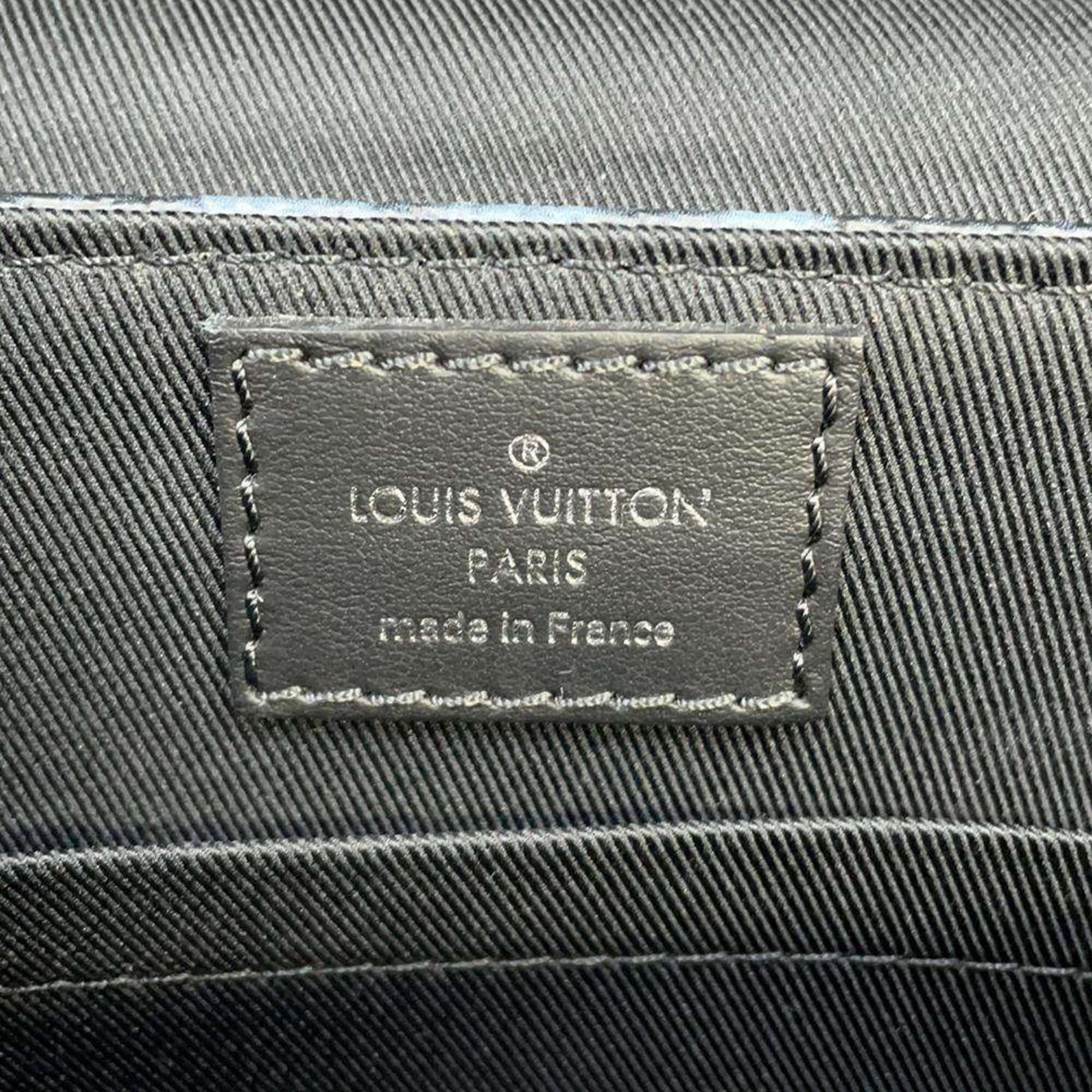 Louis Vuitton Shoulder Bag Monogram Pastel Trunk PM M57271 Virgil Abloh Black