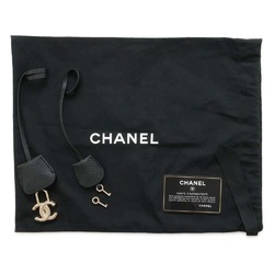 Chanel Chain Shoulder Bag CC Filigree Vanity Caviar Skin A93343 CHANEL Black