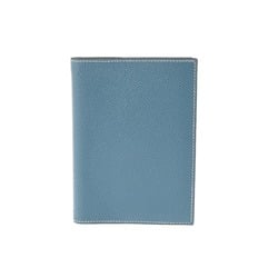 HERMES Agenda GM Blue Jean - E stamp (around 2001) Unisex Cushvel Notebook Cover