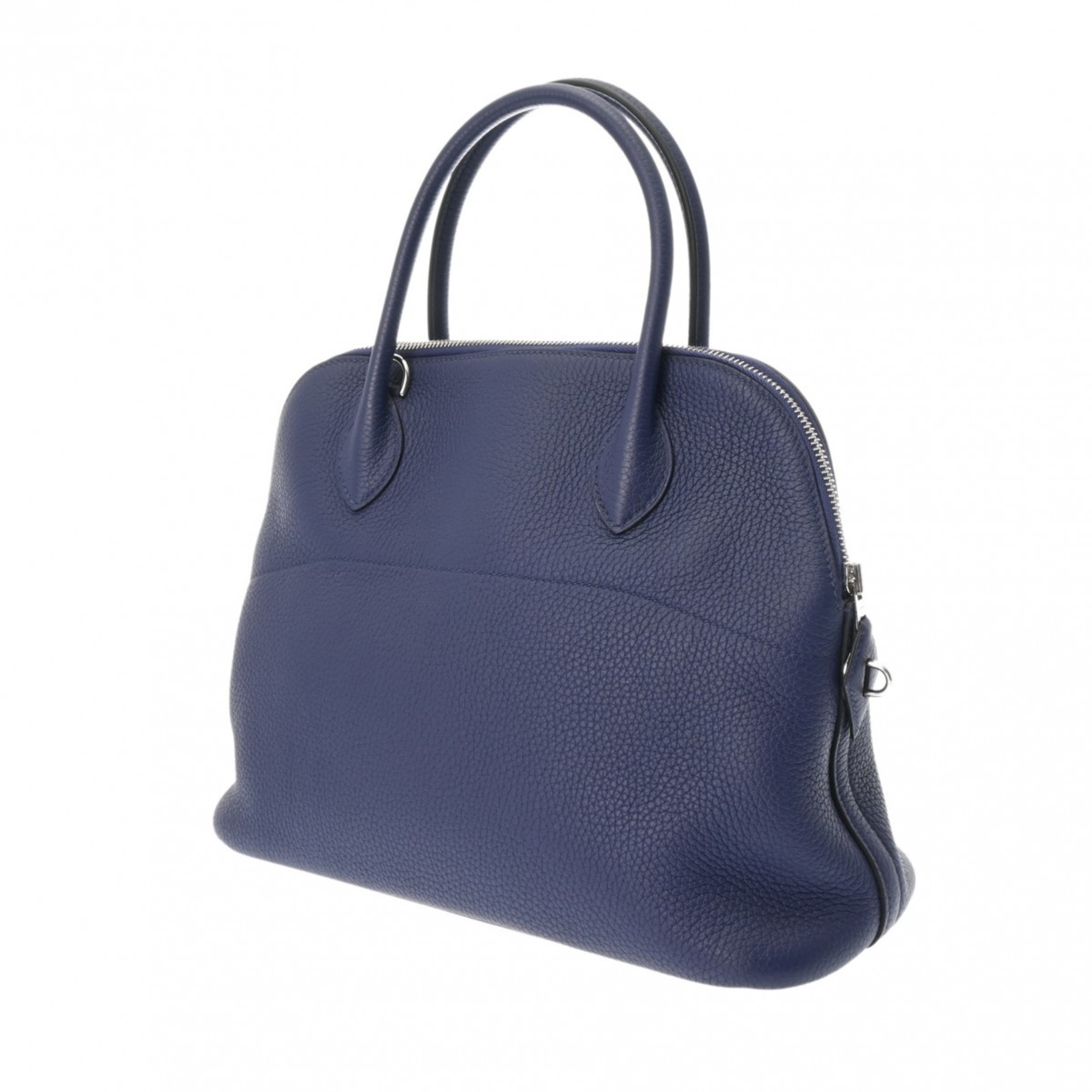 HERMES Bolide 31 Blue Saphir Y Stamp (around 2020) Women's Taurillon Clemence Handbag