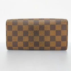 Louis Vuitton Long Wallet Damier Portefeuille Sarah N61734 Ebene Ladies