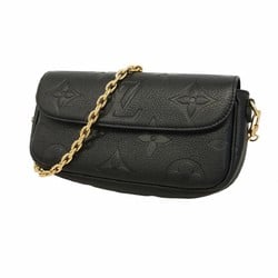 Louis Vuitton Handbag Monogram Empreinte Wallet on Chain Ivy M82154 Noir Ladies