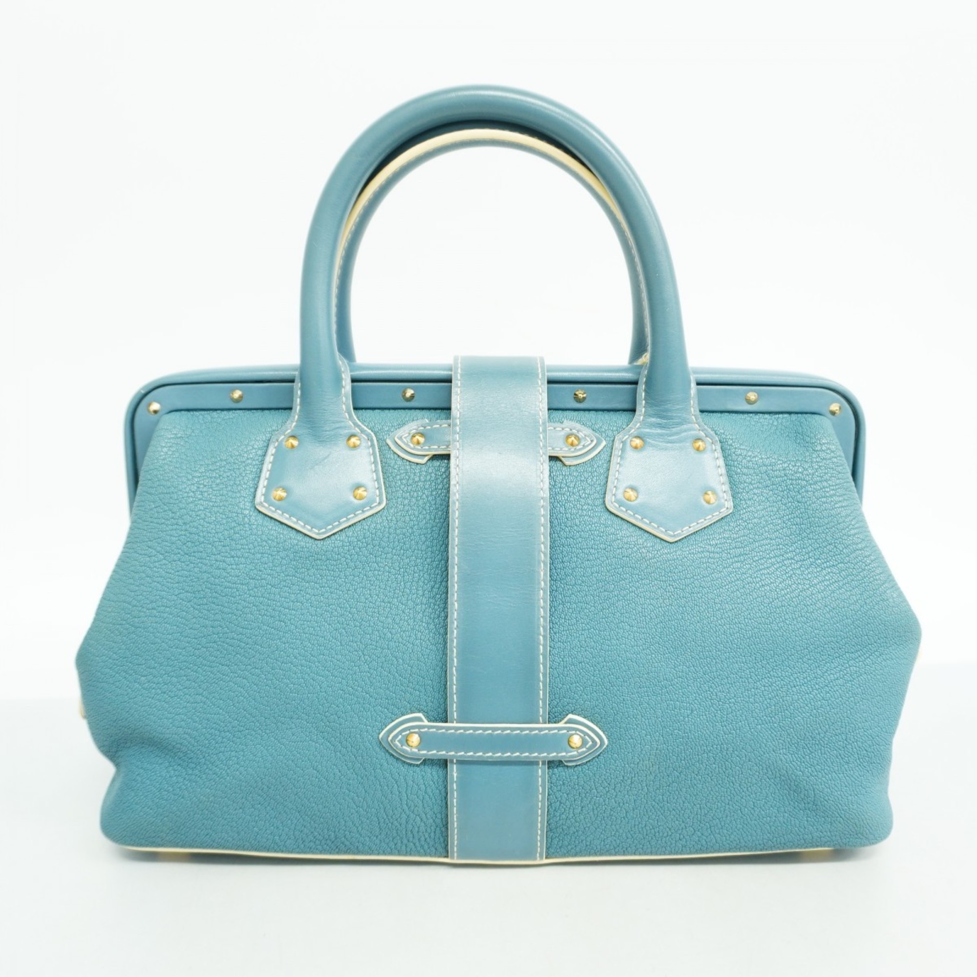 Louis Vuitton Handbag Suhali Angénieux PM M91807 Blue Ladies