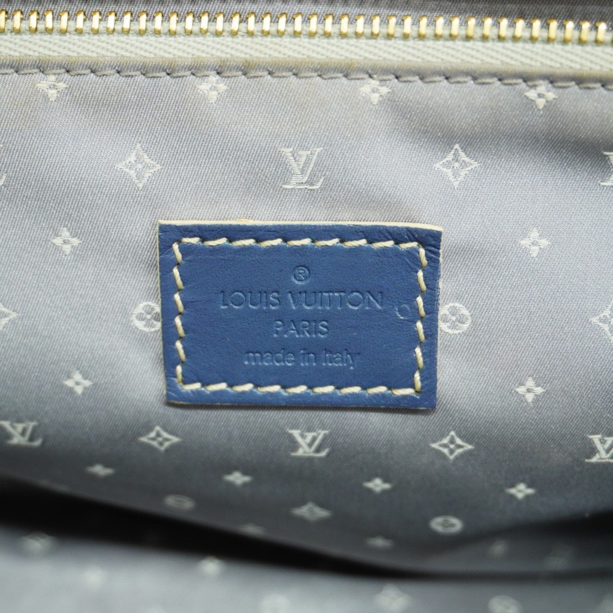 Louis Vuitton Handbag Suhali Angénieux PM M91807 Blue Ladies