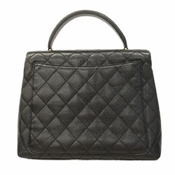 Chanel handbag Matelasse caviar skin black champagne ladies