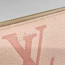 Louis Vuitton Long Wallet Monogram Empreinte Zippy M80403 Bouton de Rose Ladies