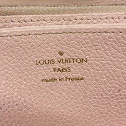 Louis Vuitton Long Wallet Monogram Empreinte Zippy M80403 Bouton de Rose Ladies