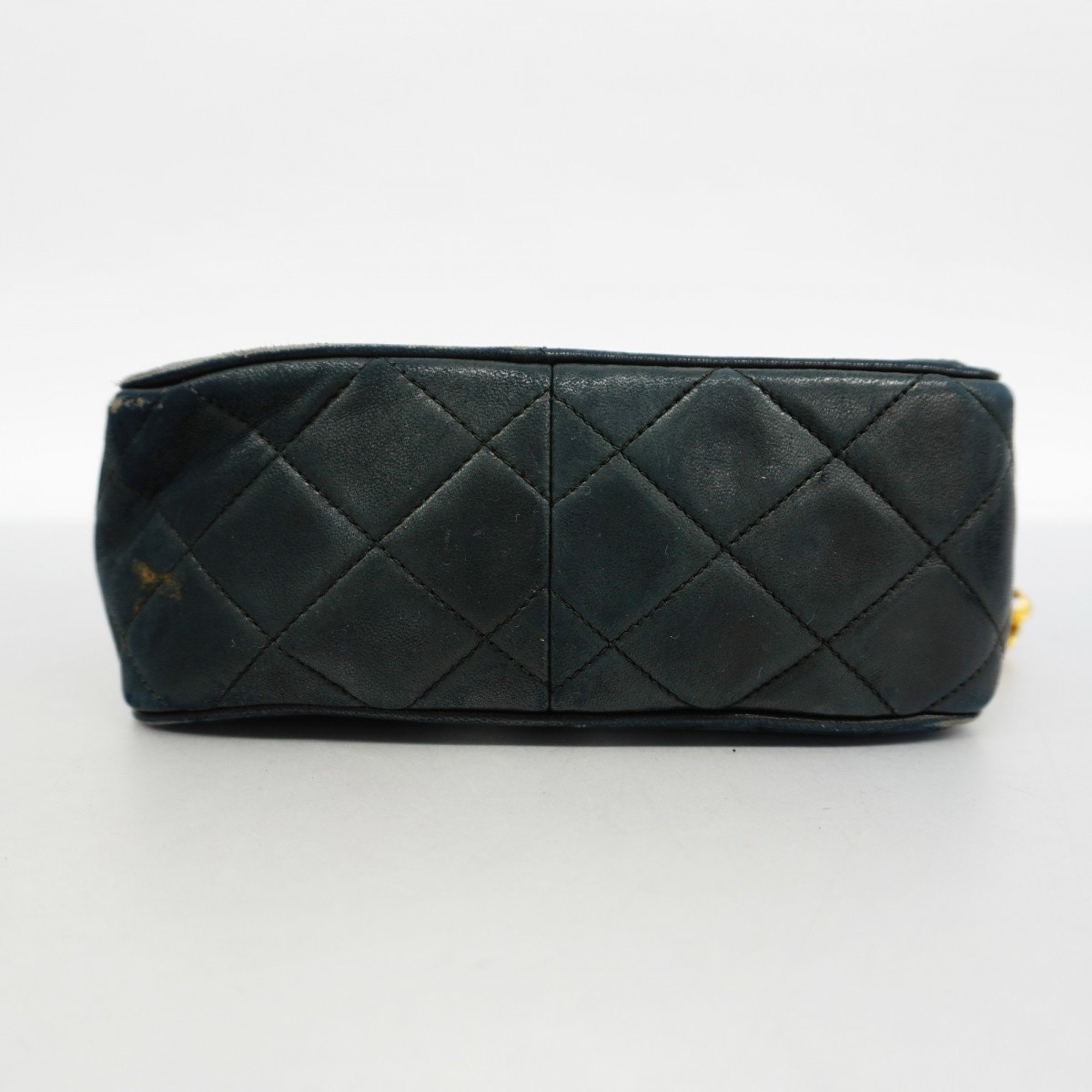 Chanel Shoulder Bag Matelasse Brilliant Lambskin Black Women's