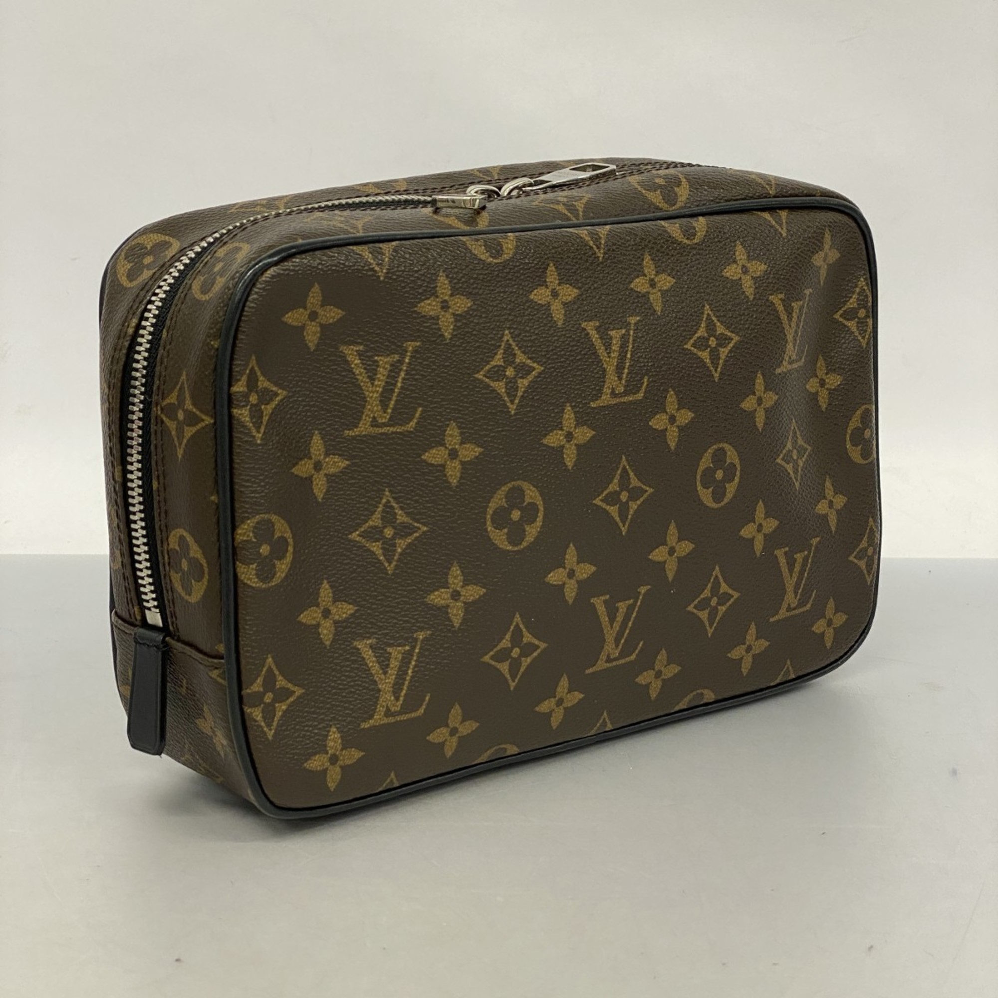 Louis Vuitton Clutch Bag Monogram True Toilette GM M47506 Brown Men's