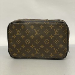 Louis Vuitton Clutch Bag Monogram True Toilette GM M47506 Brown Men's