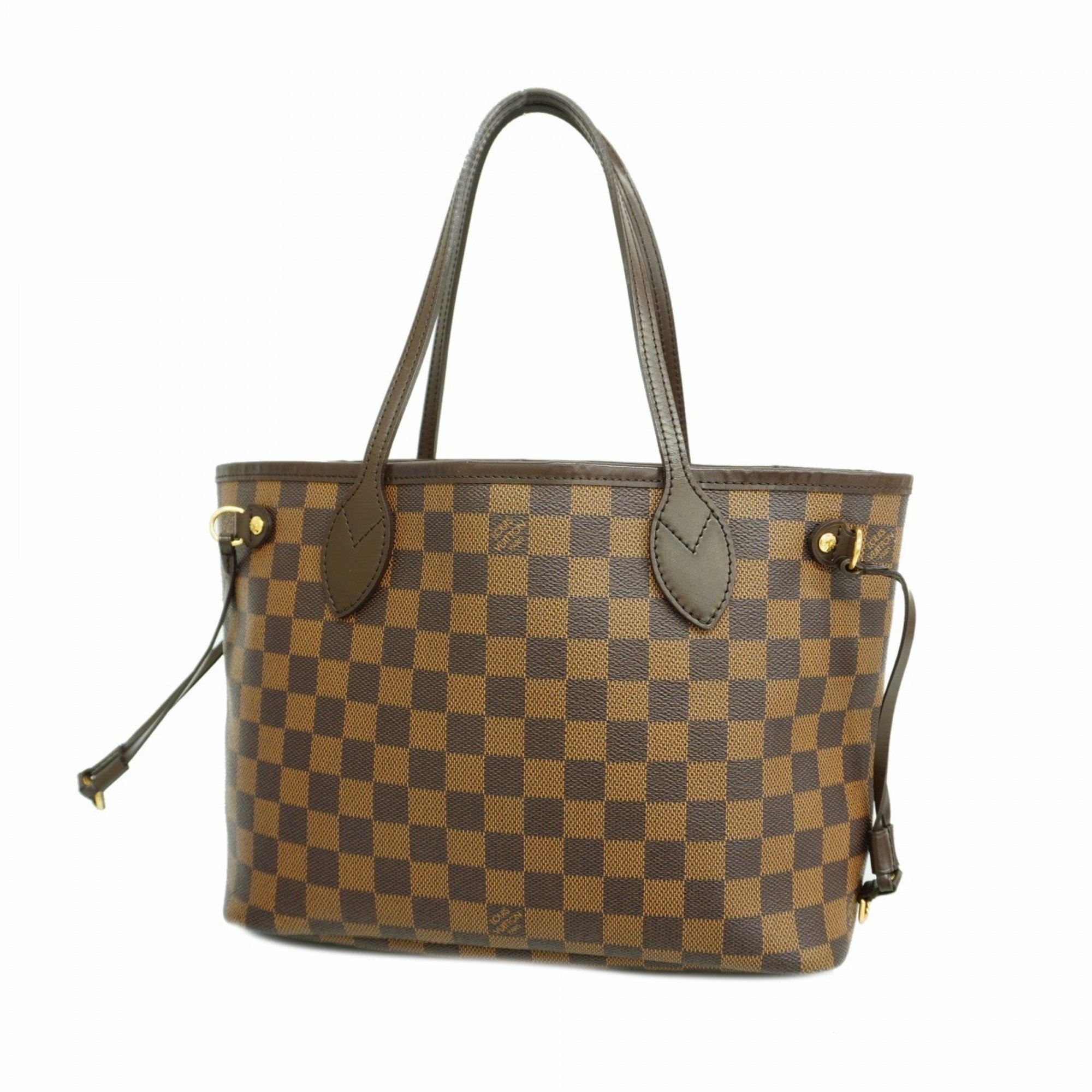 Louis Vuitton Tote Bag Damier Neverfull PM N51109 Ebene Women's