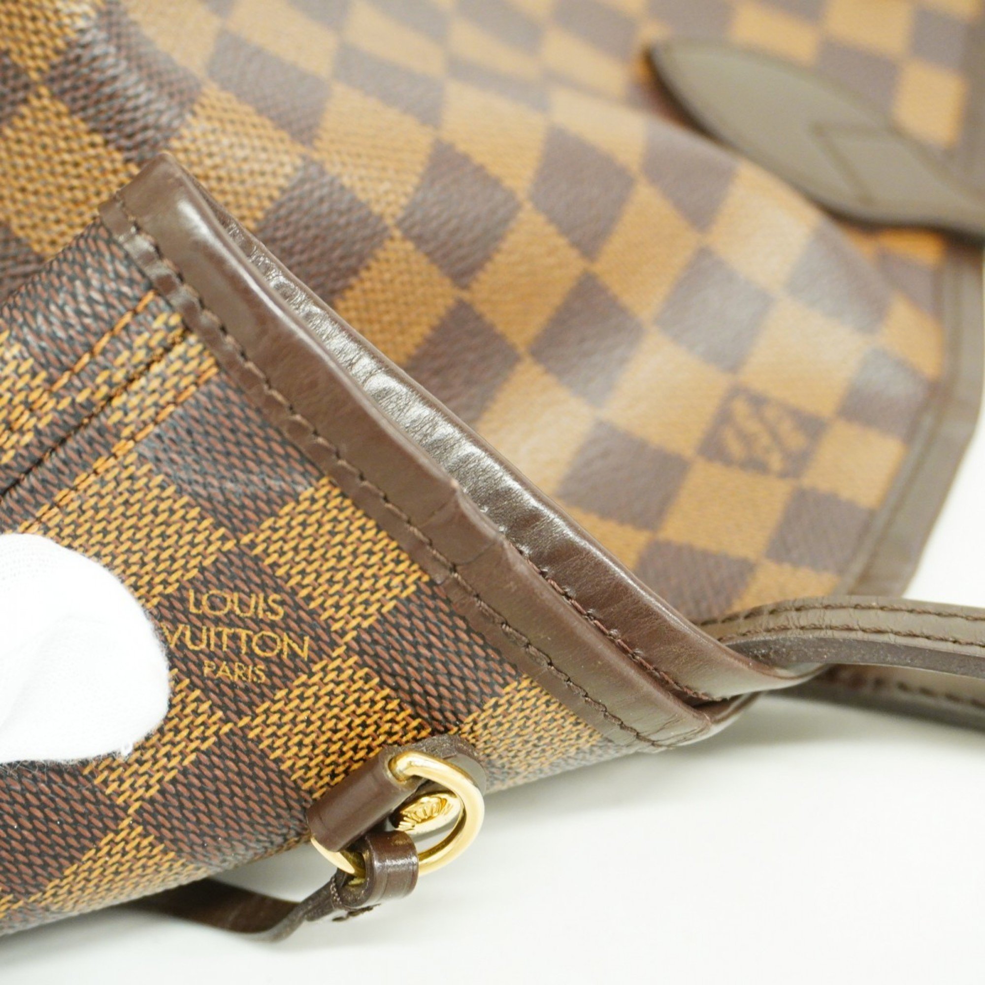 Louis Vuitton Tote Bag Damier Neverfull PM N51109 Ebene Women's