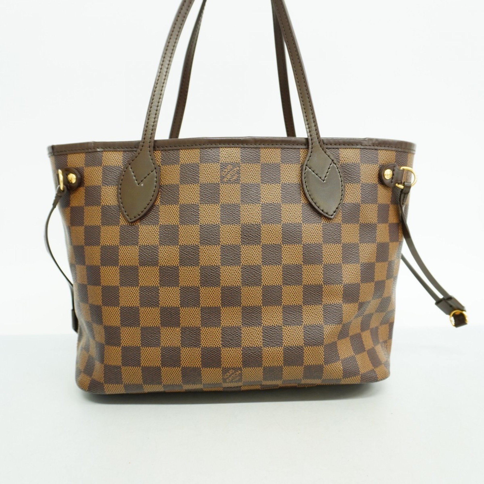 Louis Vuitton Tote Bag Damier Neverfull PM N51109 Ebene Women's