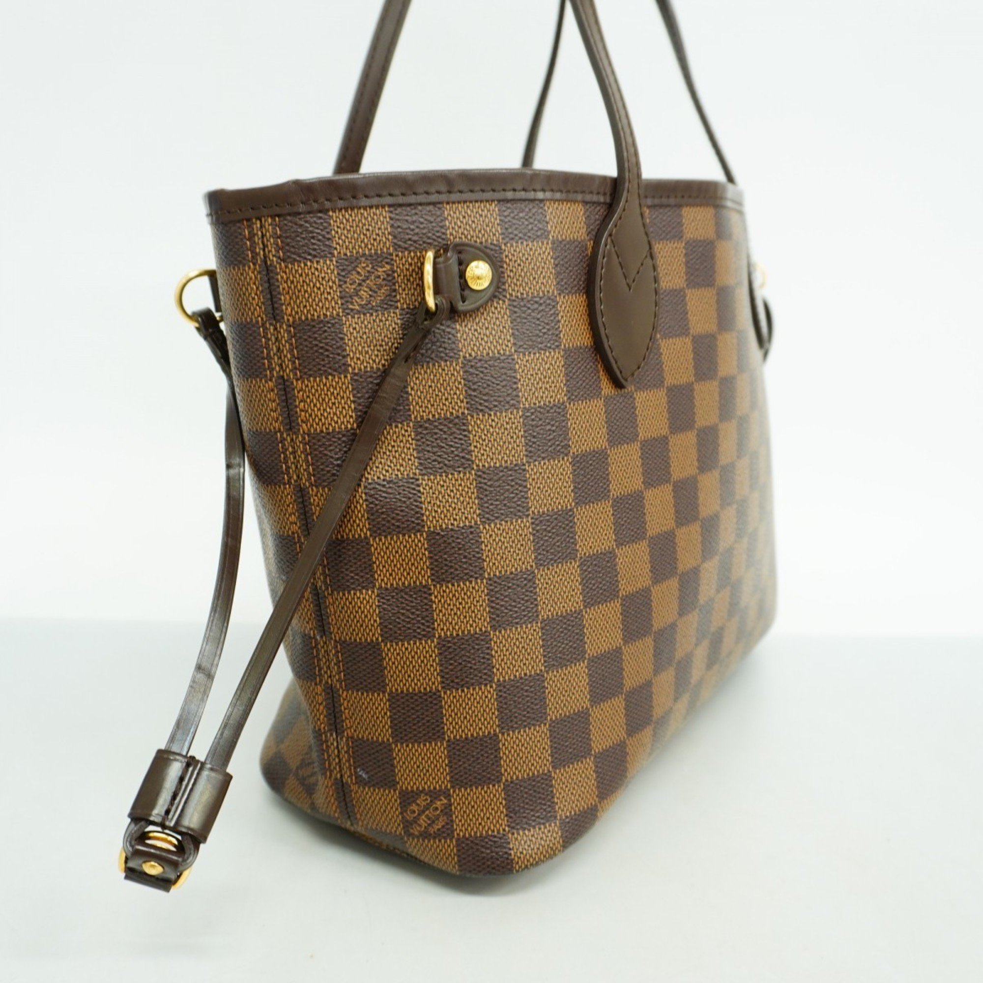 Louis Vuitton Tote Bag Damier Neverfull PM N51109 Ebene Women's