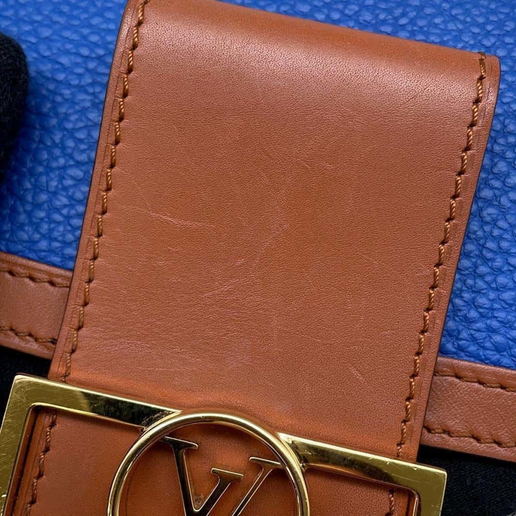 Louis Vuitton Shoulder Bag Dauphine MM Taurillon Leather M55071 LOUIS VUITTON