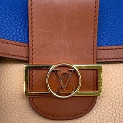 Louis Vuitton Shoulder Bag Dauphine MM Taurillon Leather M55071 LOUIS VUITTON