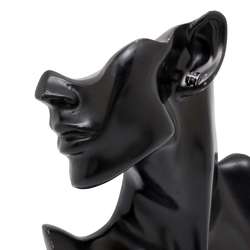 Hermes earrings Pop H black motif HERMES