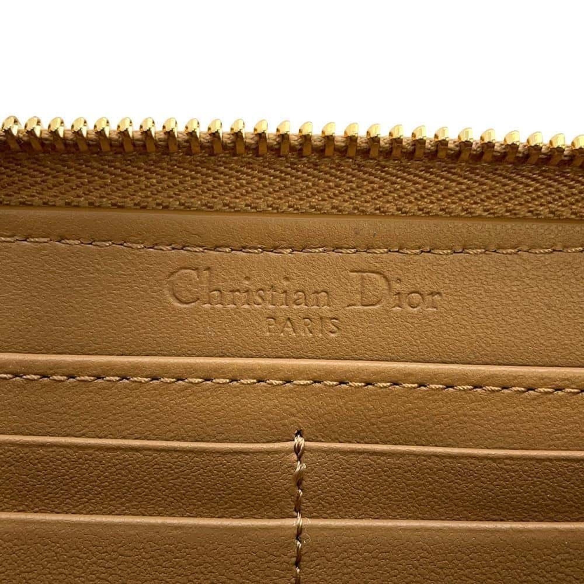 Christian Dior Long Wallet Lady Cannage Voyage S0007ONMJ_M900