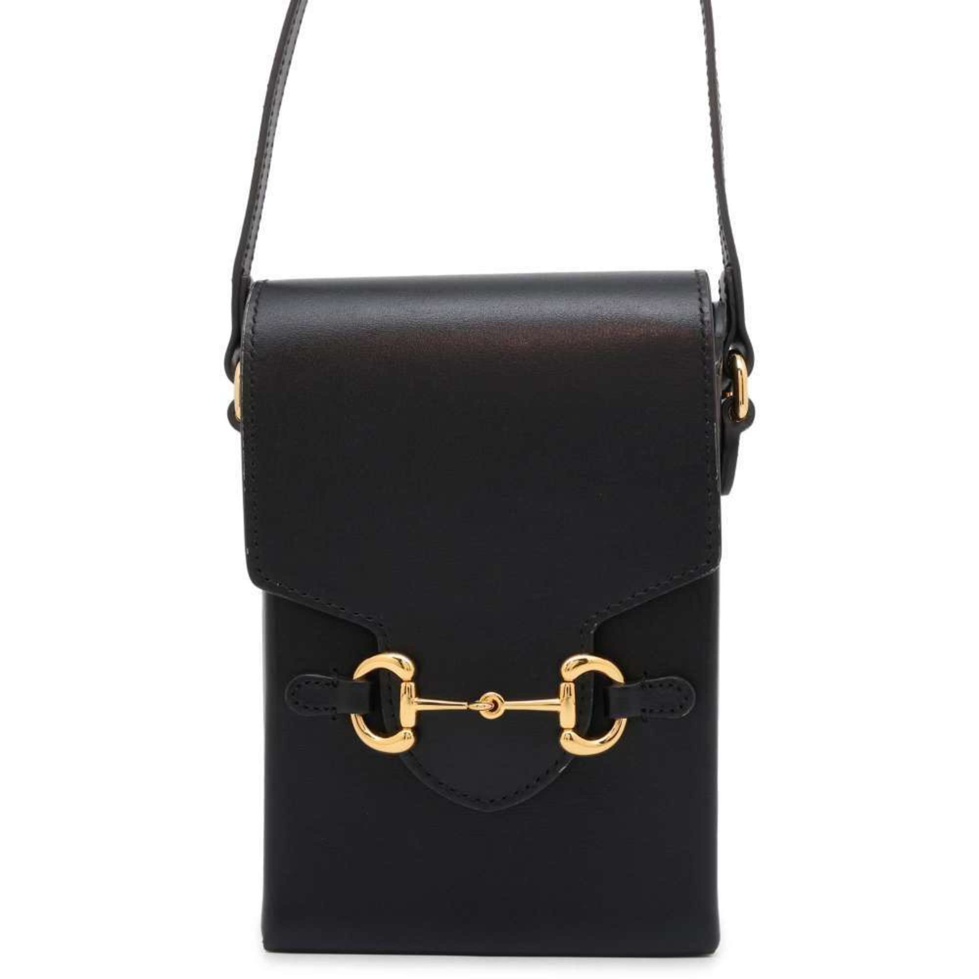 Gucci Shoulder Bag Horsebit 1955 625615 GUCCI Black