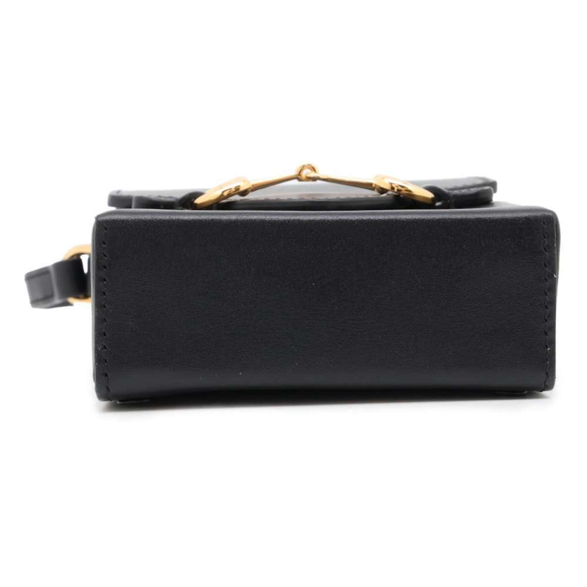 Gucci Shoulder Bag Horsebit 1955 625615 GUCCI Black