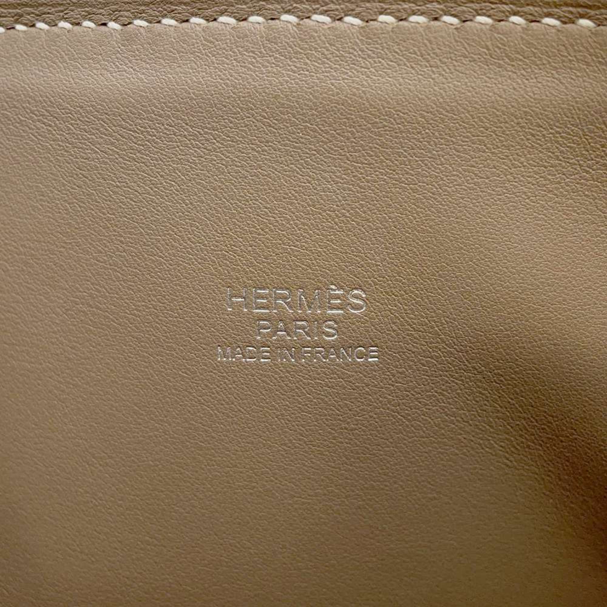 Hermes handbag Bolide 31 Etoupe Taurillon Clemence A stamp 2way shoulder